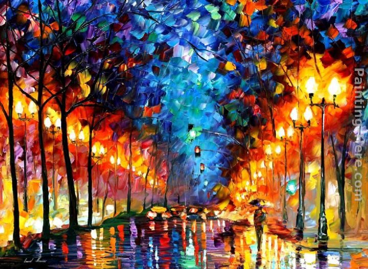 Leonid Afremov OAKLAND RAIN